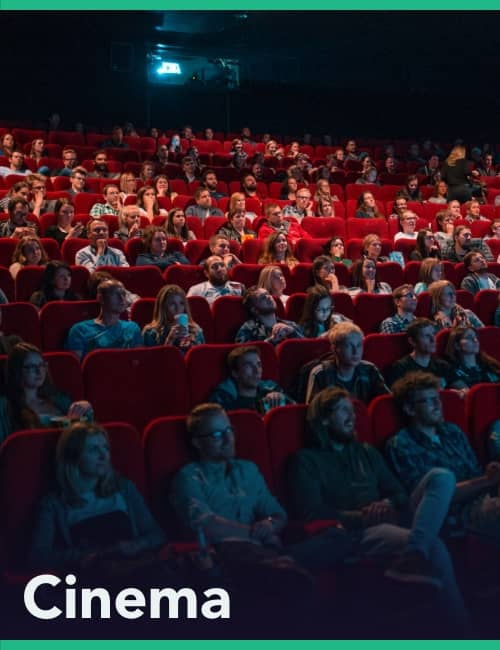 The Big Screen! Research has shown that ads on cinema screens were 8x more effective at making a brand stand out than television. Delivering your message to a captive audience, it's no surprise cinema has the highest engagement score and lowest ad avoidance score.